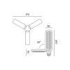 Żarówka do roślin LED PLANTY 24W E27 1200K Kobi design